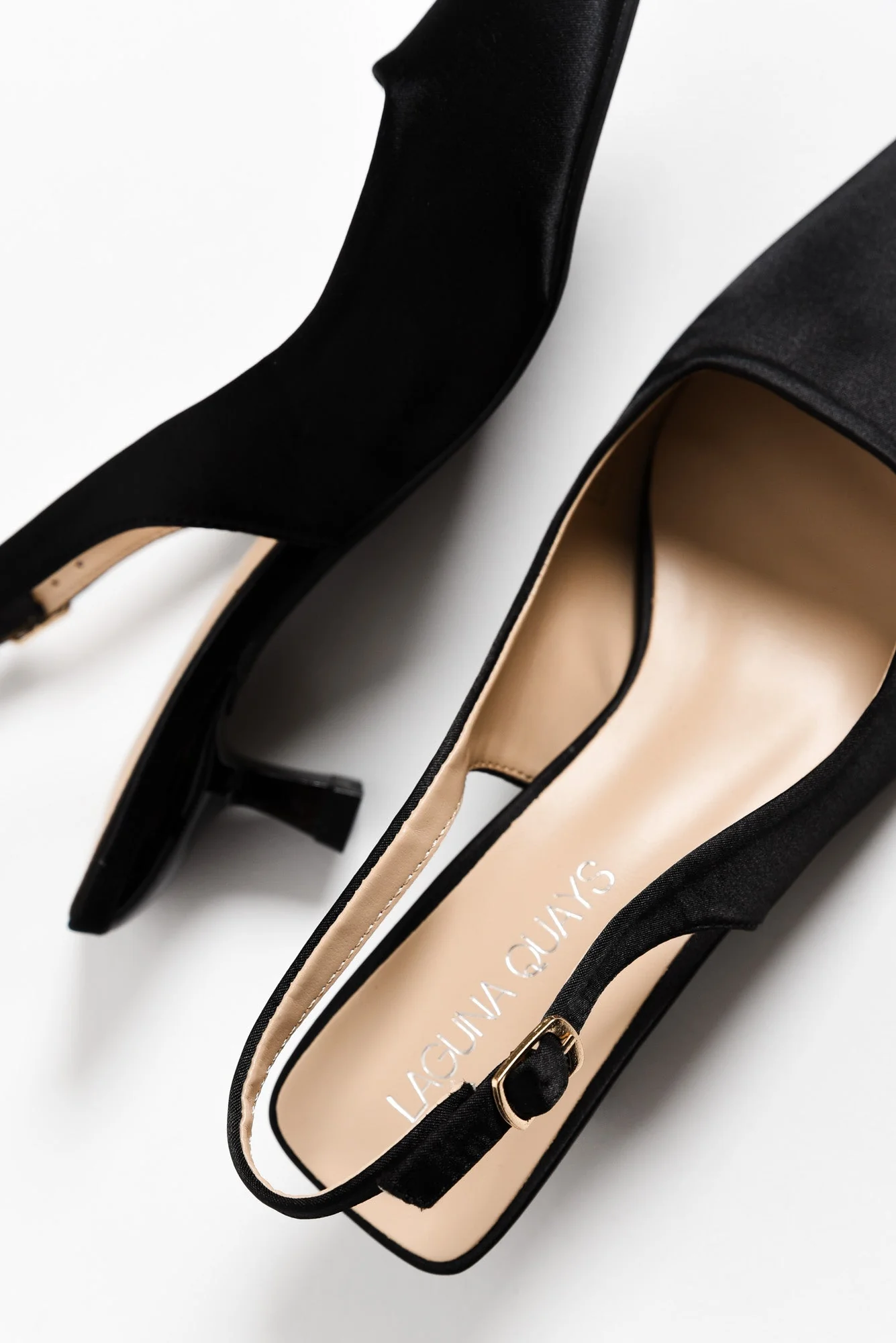 Wizz Black Slingback Heel - Image 7