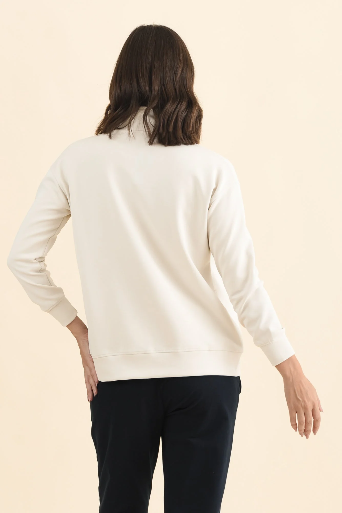 York Cream Zip Jacket - Image 4