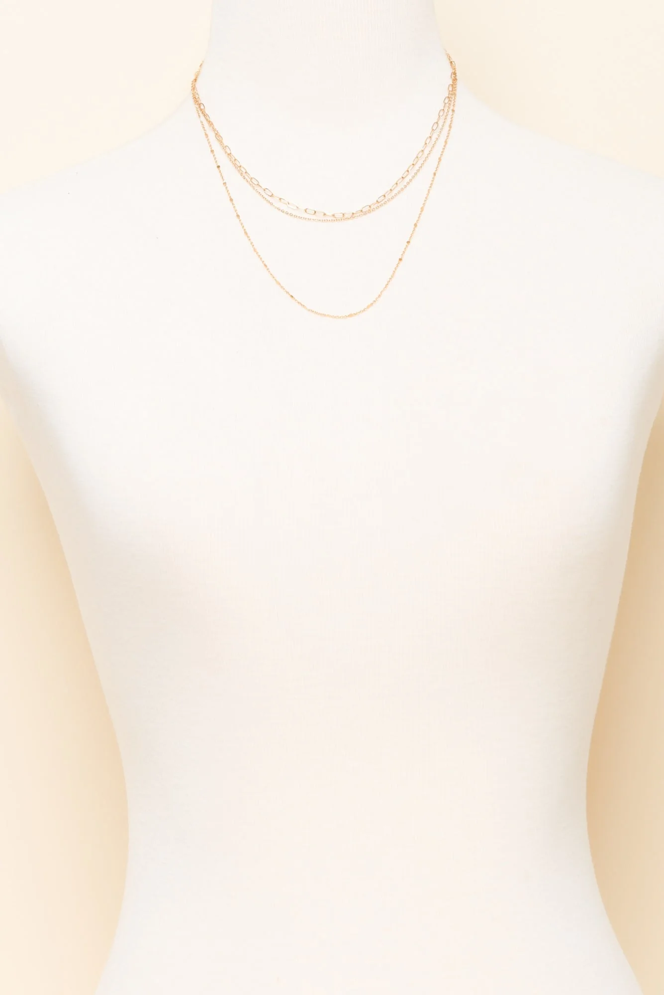 Yulia Gold Layered Necklace - Image 2