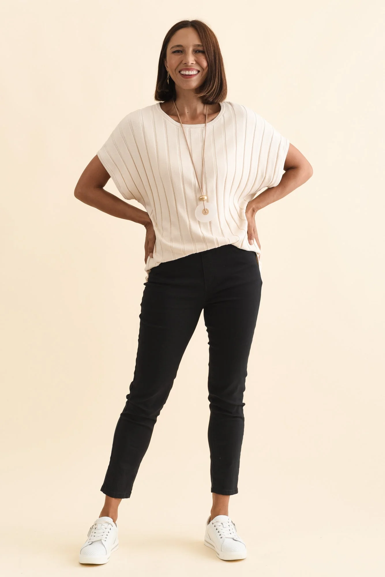 Zadie Black Denim Stretch Jeans - Image 3