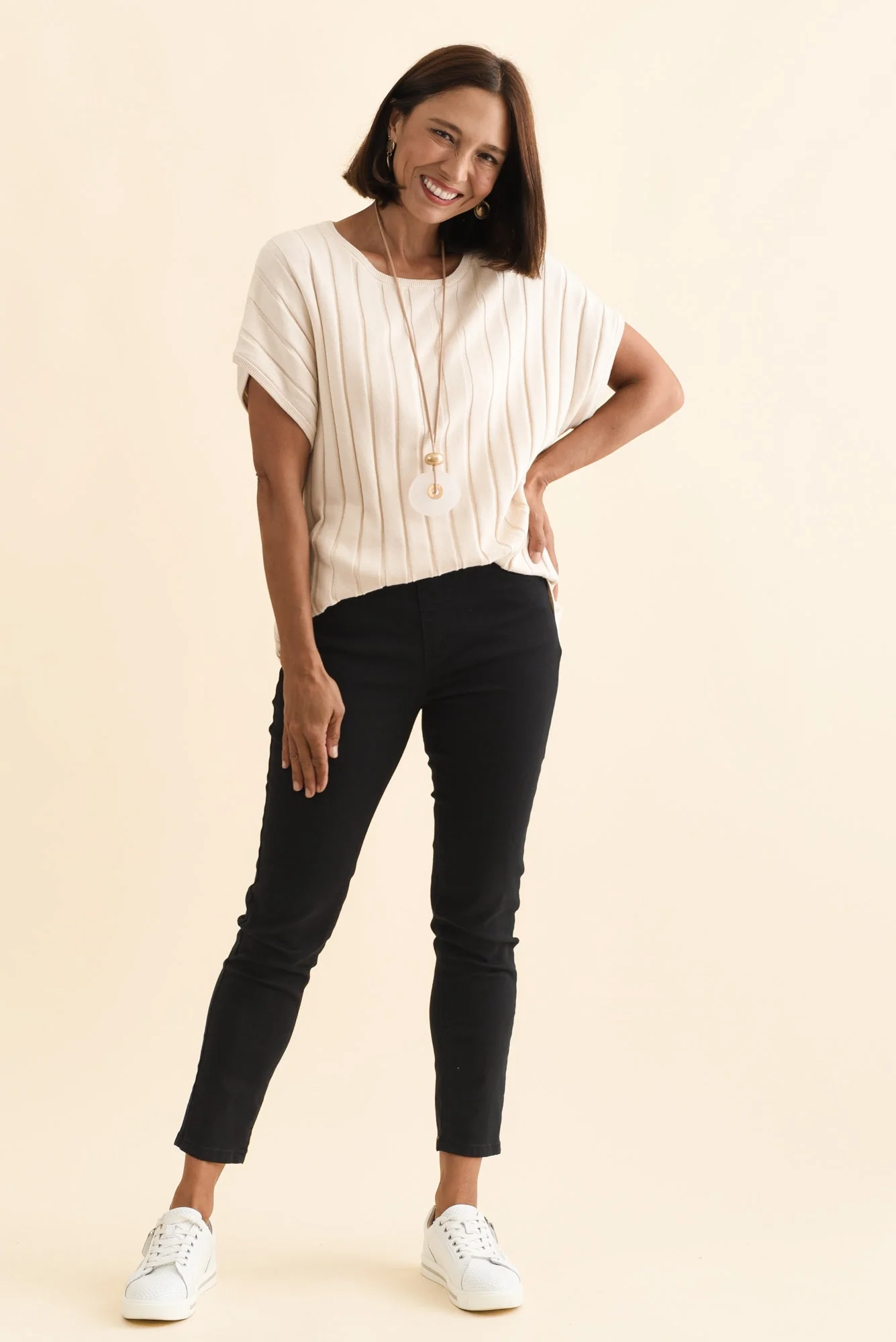 Zadie Black Denim Stretch Jeans - Image 6