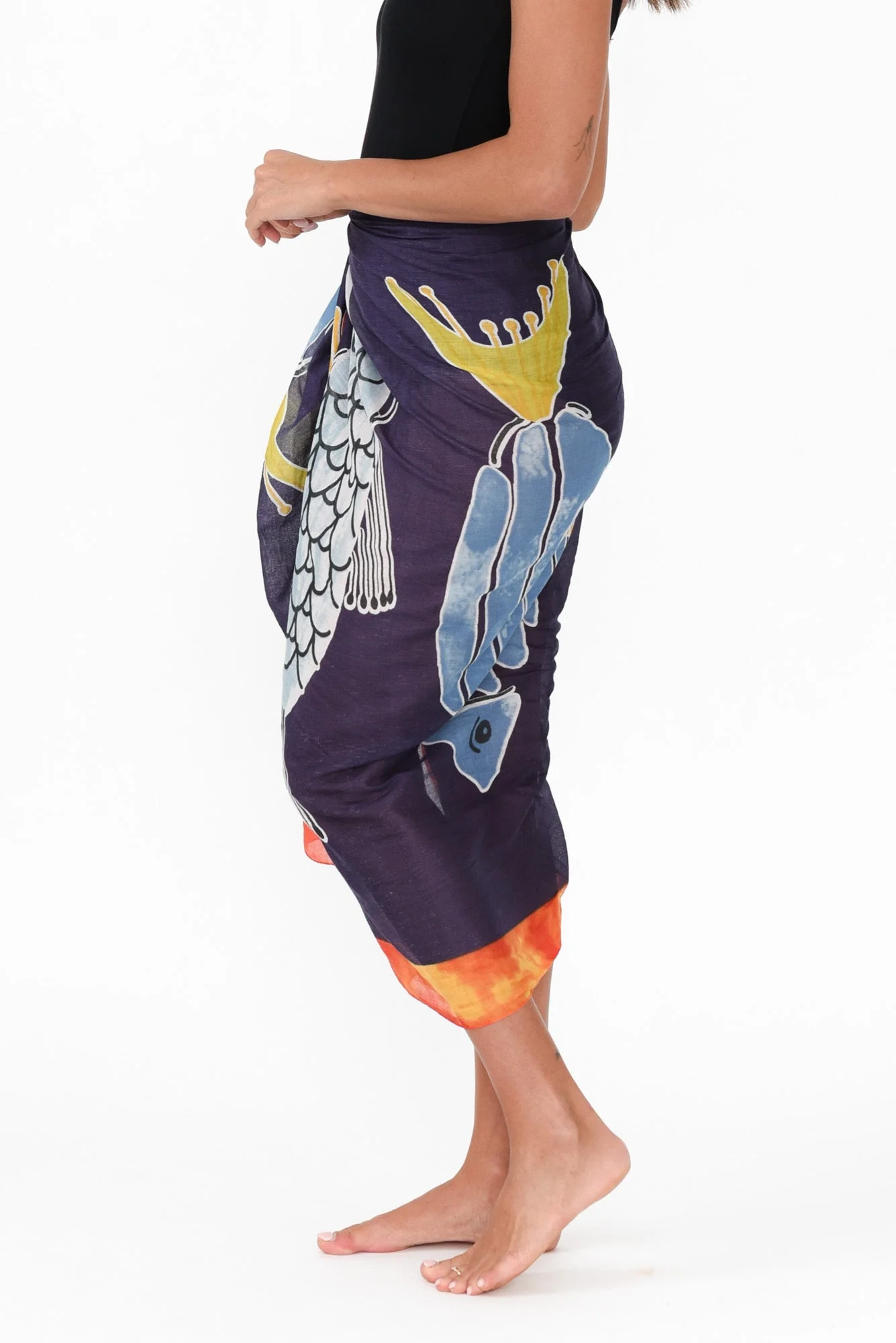 Zania Navy Sea Sarong - Image 4