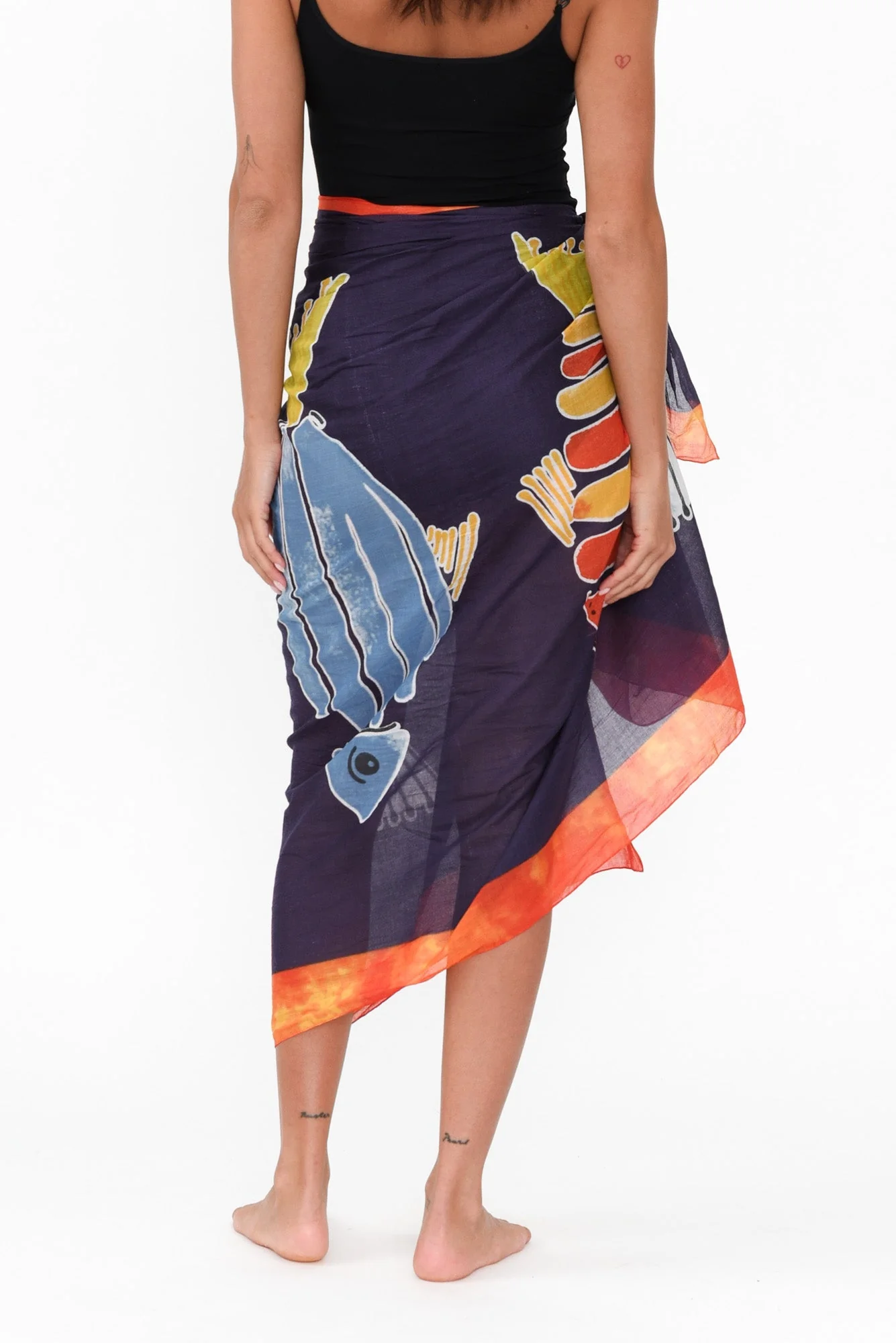 Zania Navy Sea Sarong - Image 5