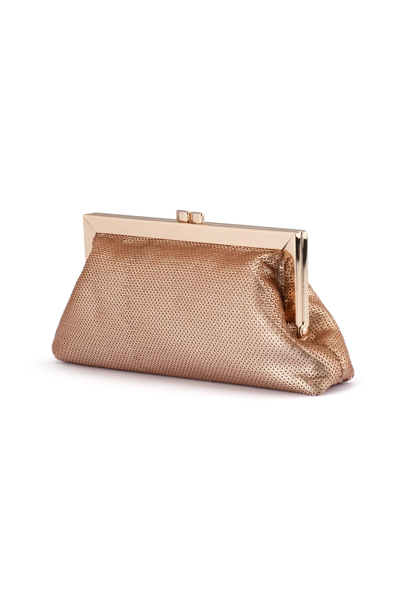 Zephyr Blush Sequin Clutch - Image 5