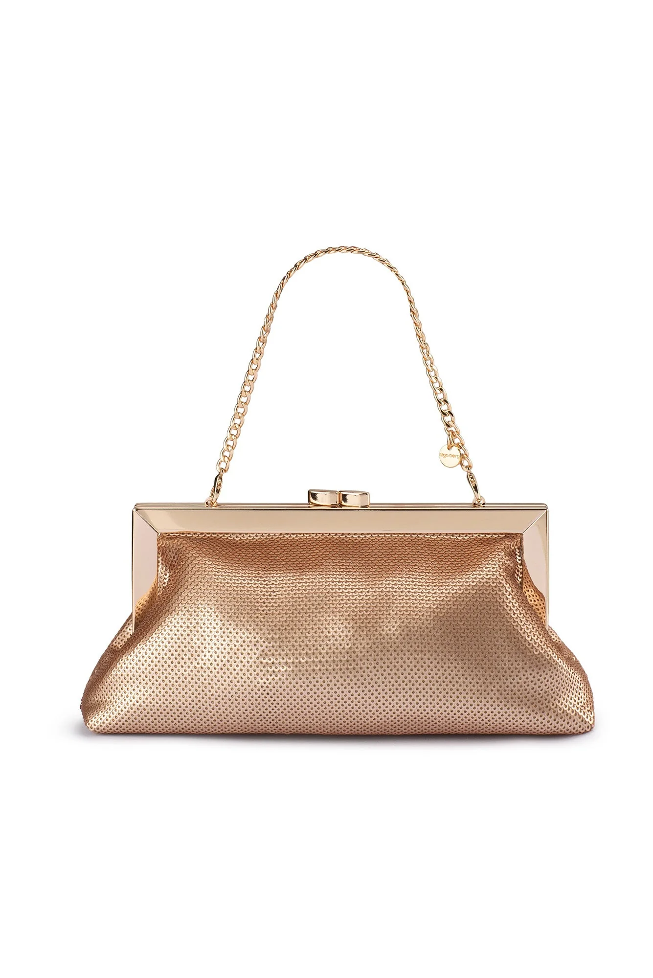 Zephyr Blush Sequin Clutch - Image 7
