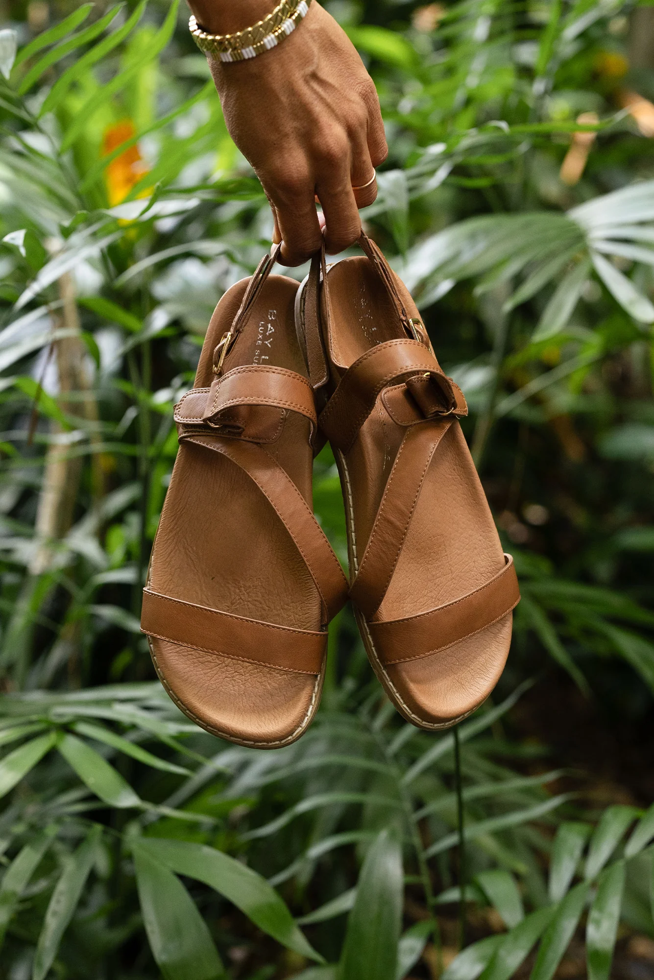 Zorba Tan Leather Sandal - Image 2