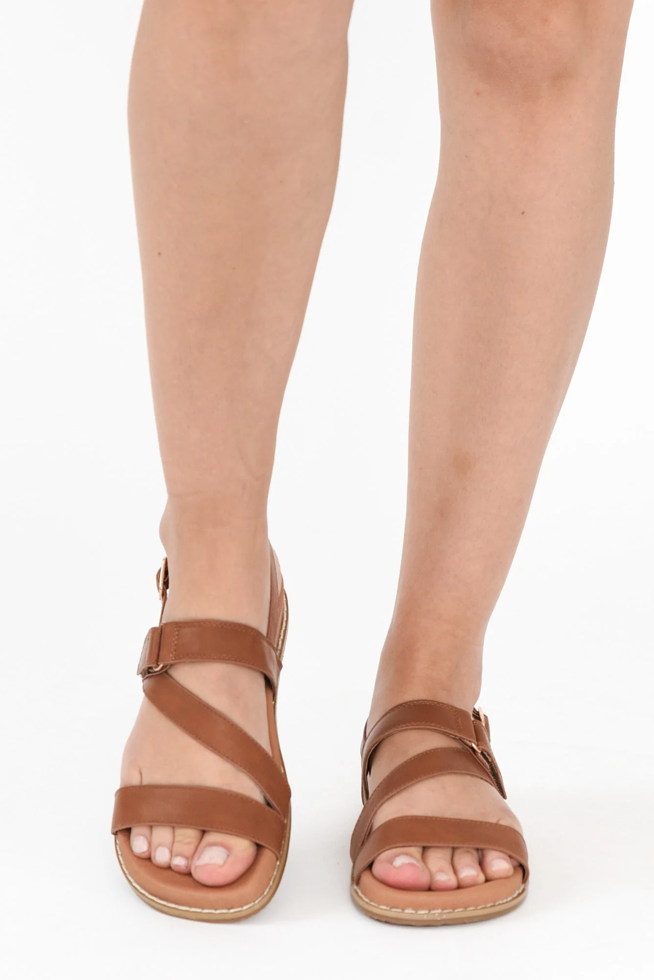 Zorba Tan Leather Sandal - Image 5